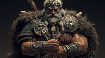 Muscled Viking Barbarian Knight — Quad, barbarian, medieval knight, muscle, viking HD wallpaper