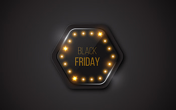 Black Friday, black background, , Black Friday background, retro Black Friday elements, 26 November 2021, Black Friday concepts, Black Friday art HD wallpaper