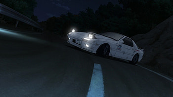 Initial D Anime, White coupe, Ryosuke Takahashi, Mazda RX-7 HD wallpaper