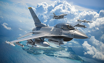 F-16 Fighting Falcon in Action | Military Jet, military, General Dynamics F-16 Fighting Falcon HD wallpaper