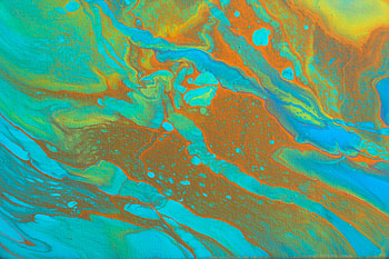 Abstract, Drops, Divorces, Paint, Liquid, Canvas HD wallpaper
