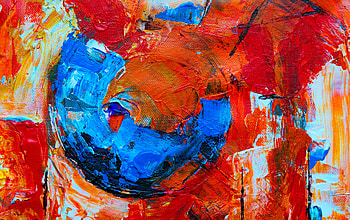 Paint, strokes on canvas, texture, artwork HD wallpaper