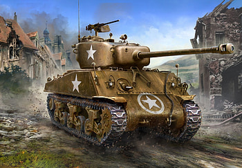 M4-Sherman, M4, tank, Sherman, battle HD wallpaper