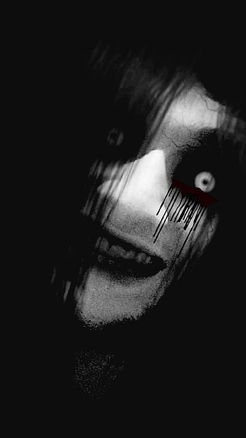 Creepy - Awesome, Scary Anime HD phone wallpaper