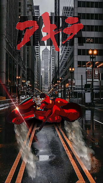 Akira, rojo, iluminación automotriz HD phone wallpaper