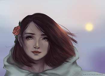 RWBY The Last Rose Of Summer Rose, anime, artist, digital-art, artwork HD wallpaper