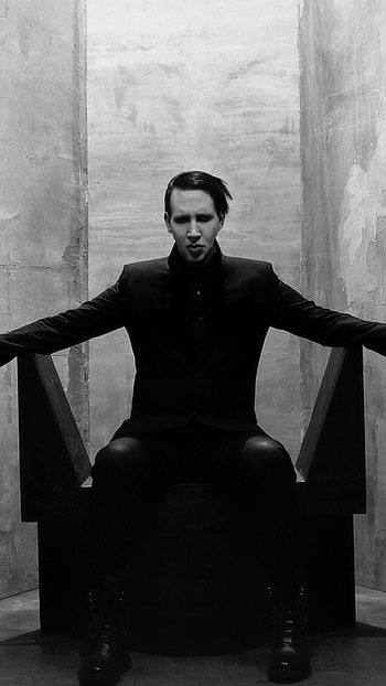 Marilyn Manson , High-quality background, Gothic aesthetic, Dark rock vibes HD phone wallpaper