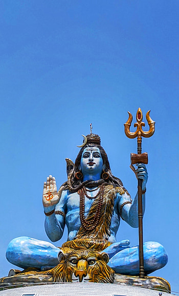 Bholenath, sky, art HD phone wallpaper