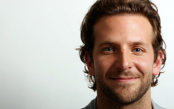 Bradley Cooper, Profile shot, Black and white, Hollywood celebrity HD wallpaper