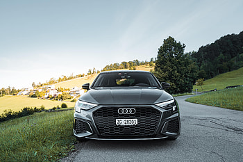 Sports, Audi, Cars, Lights, Front View, Sports Car, Headlights, Audi A3 HD wallpaper