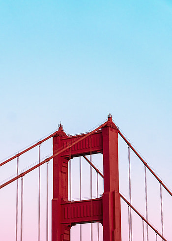 Vertex, Top, Minimalism, Bridge, Construction, Design, Support HD phone wallpaper