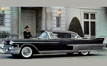 cadillac fleetwood 1958, retro, cadillac, 58, cars HD wallpaper