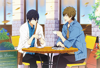 Makoto and Haru, Anime boys, Makoto Tachibana, Iwatobi swim club, , Anime, Haruka Nanase, Male HD wallpaper