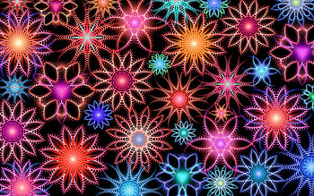 Colorful Stars, colors, vector, stars, abstract HD wallpaper