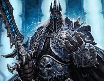Lich King World Of Warcraft , world-of-warcraft, games, artist, digital-art HD wallpaper