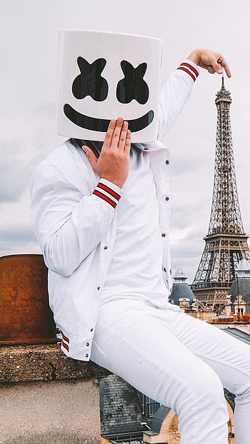 Marshmello, Hollywood Musician Band HD phone wallpaper