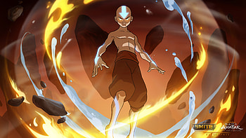Smite x Aang Avatar HD wallpaper