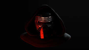 Kylo Ren Mask, Mysterious aura, Shrouded in darkness, Masked marauder HD wallpaper