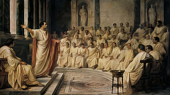 Roman Senate Oration — HD wallpaper