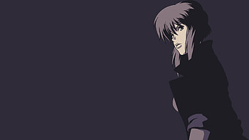 Ghost in the Shell, Motoko Kusanagi, Anime vector art HD wallpaper