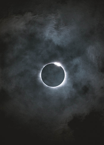 Sky, Sun, Moon, Dark, Full Moon, Eclipse HD phone wallpaper