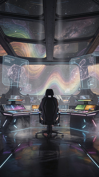 Bridge of Stars — Starship , Sci Fi HD phone wallpaper