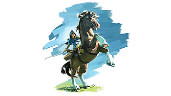 Legend of Zelda, Breath of the Wild, Horse ride HD wallpaper