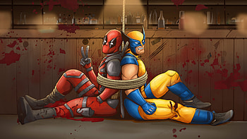 Deadpool And Wolverine Truth And Might, deadpool-and-wolverine, deadpool-3, wolverine, deadpool, superheroes, artwork, digital-art HD wallpaper
