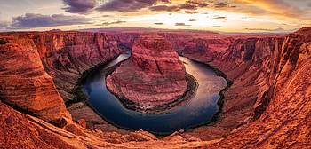 Horseshoe Bend, nature, rocks, mountains, graphy HD wallpaper