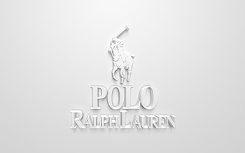 Polo Ralph Lauren, White logo, 3D art, Branding HD wallpaper