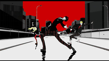 Me and the crew skating away from the haters. Persona 5SkatingArtworksVideo GameThe ... HD wallpaper
