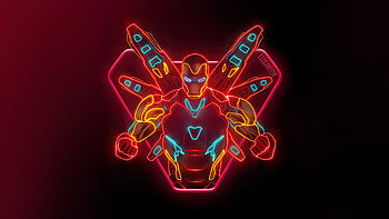 Iron Man Transformative, iron-man, superheroes, artwork, digital-art, minimalism HD wallpaper