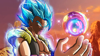 Gogeta, Fusion warrior, Anime character, Mighty punches HD wallpaper
