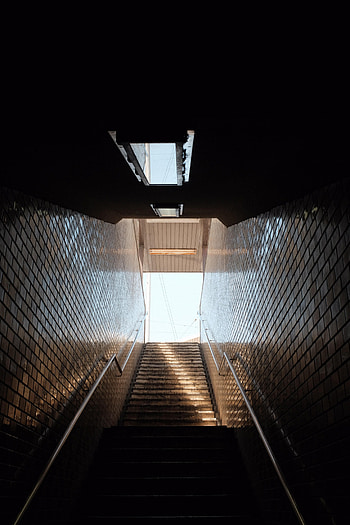 Walls, Shine, Light, Miscellanea, Miscellaneous, Stairs, Ladder, Handrail, Railings HD phone wallpaper
