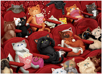 SCARIED CATS, SCARIED, MOVIE, FUNNY, CATS HD wallpaper