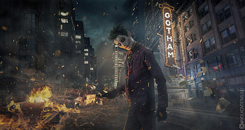 Joker Cosplay Gotham Burning, joker, superheroes, cosplay, behance HD wallpaper