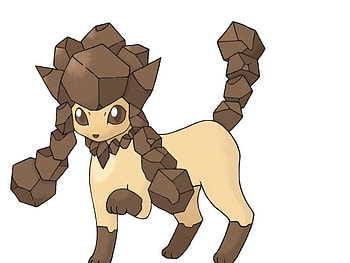 Fan made pokemon, fan made, eeveelution, boldereon, pokemon, rock HD wallpaper