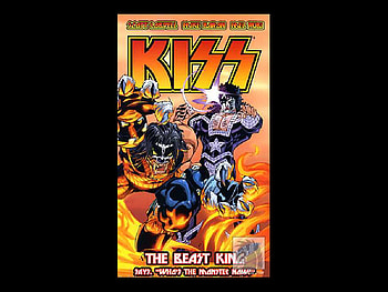 KISS, music, fantasy, comic, band HD wallpaper