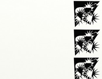 white with black pattern, white, black, border, pattern HD wallpaper