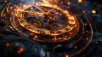 Glowing clockwork detail, clock, Time, clockwork, fantasy HD wallpaper