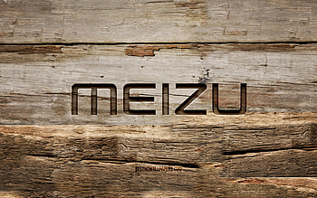 Meizu wooden logo, , wooden backgrounds, brands, Meizu logo, creative, wood carving, Meizu HD wallpaper