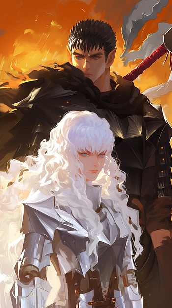 Guts and Griffith Epic Anime | Berserk Series, Anime, Berserk, Guts (Berserk), Griffith (Berserk) HD phone wallpaper
