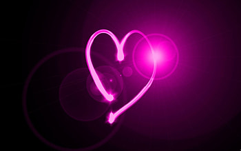 Love, Shine, Light, Neon, Heart HD wallpaper