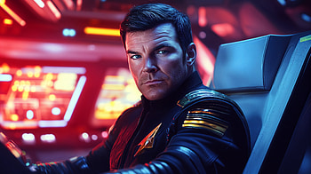 Sci-Fi Starship Captain in Stunning Ultra, Sci Fi, man, starship HD wallpaper