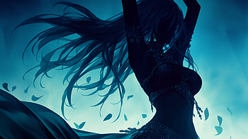Anime Girl - Dance, anime girl, AI Art, Anime, girl, dance HD wallpaper