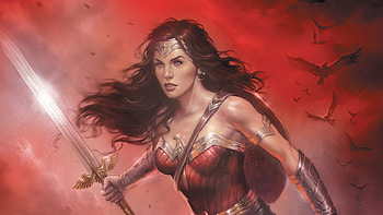 Wonder Woman Sword Artwork, wonder-woman, superheroes, artist, artwork, digital-art, deviantart HD wallpaper
