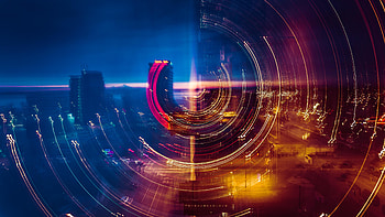 Long Exposure Cityscape Digital Art , long-exposure, artist, artwork, digital-art, cityscape HD wallpaper