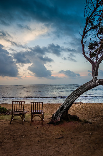 Coast, Privacy, Seclusion, Miscellanea, Miscellaneous, Silence, Chairs HD phone wallpaper