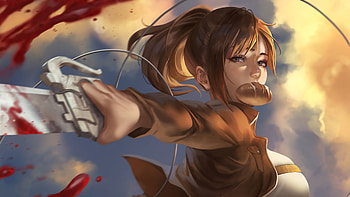 Sasha Blouse Attack On Titan HD wallpaper