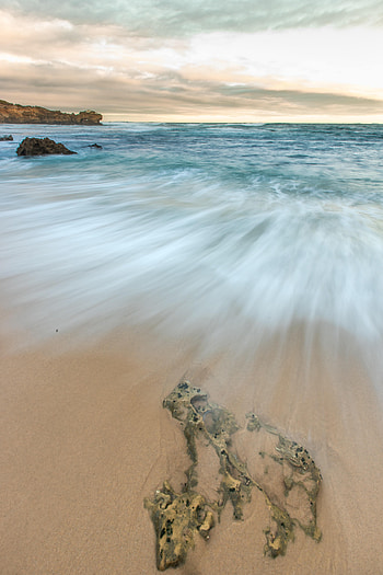 Nature, Stones, Sea, Sand, Rocks, Horizon, Coast HD phone wallpaper